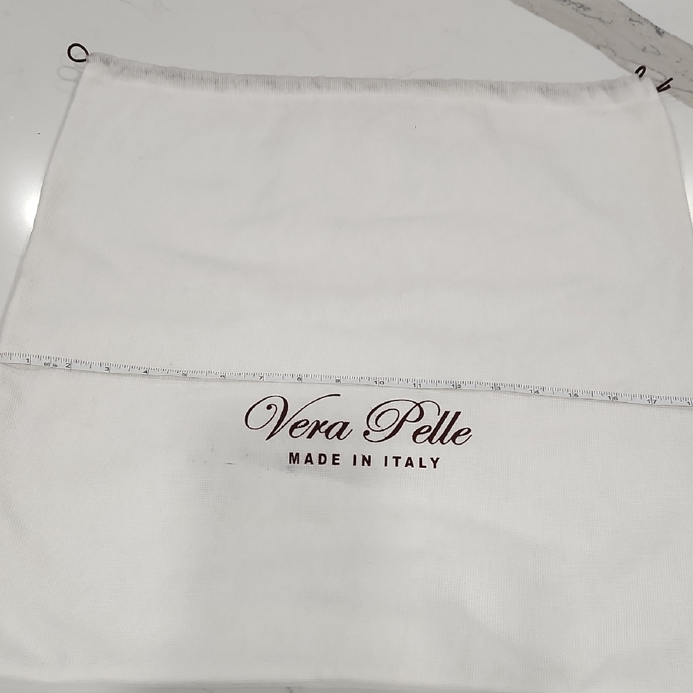 Vera Pelle Italian White Bag